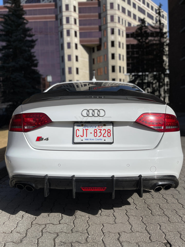 AUDI S4/ A4 B8 DIFFUSER KB STYLE GENUINE CARBON FIBER