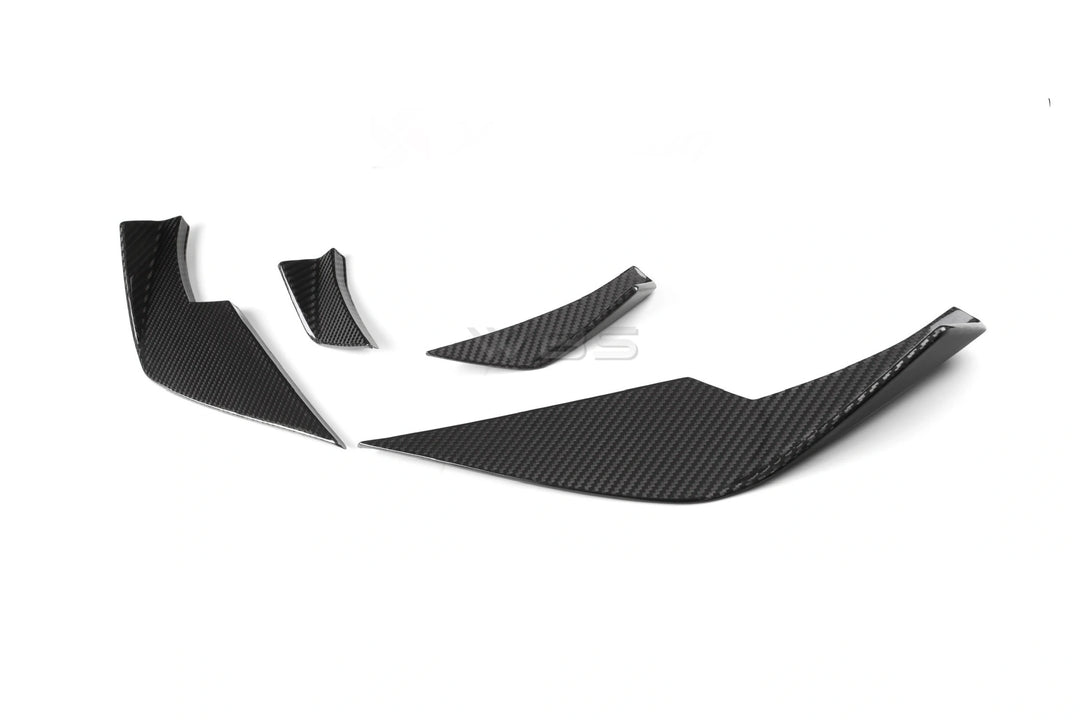 BMW G8X M3/M4 V-STYLE CANARDS GENUINE CARBON FIBER