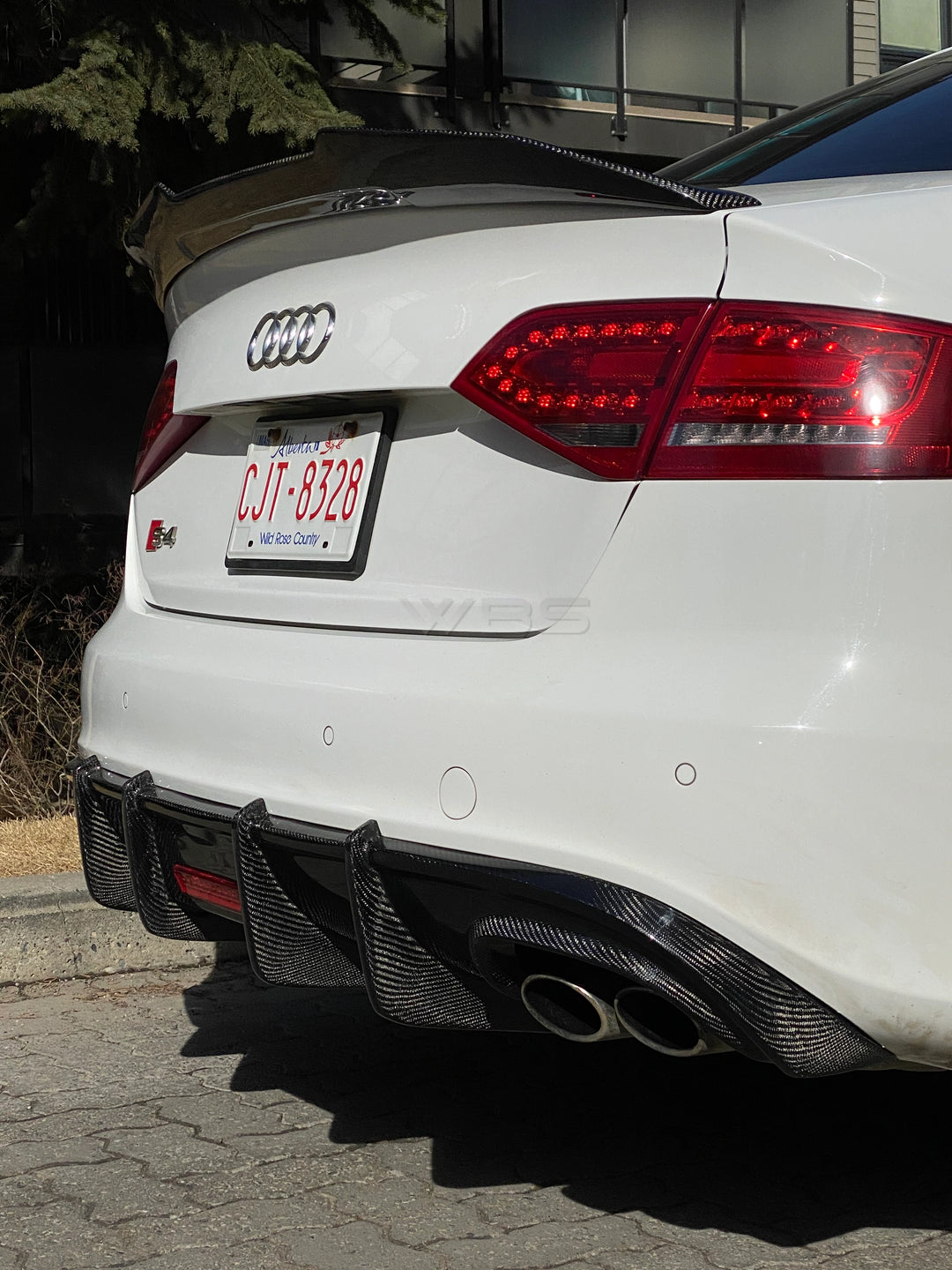 AUDI S4/ A4 B8 PSM TRUNK SPOILER GENUINE CARBON FIBER [2009-2012]