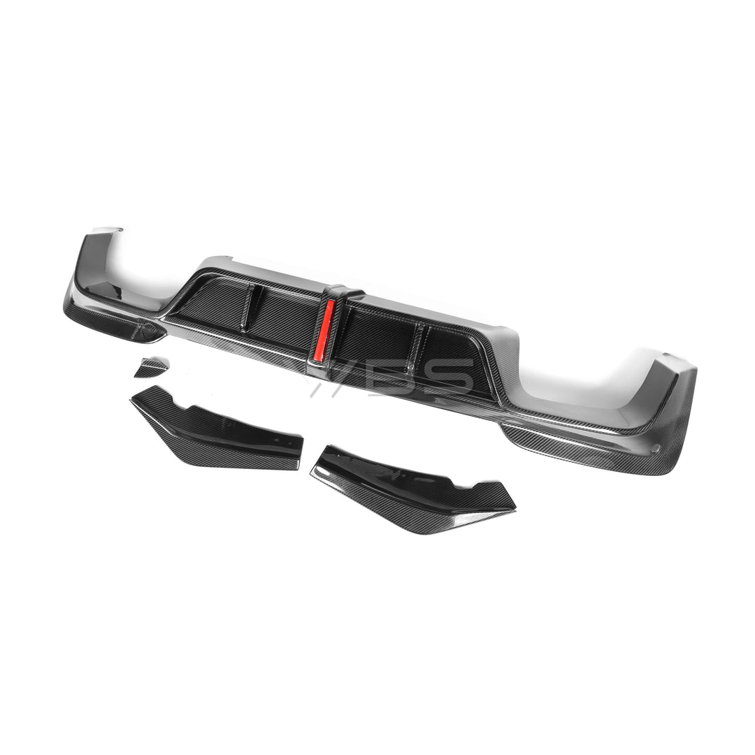 WBS - BMW X3M F97 F1- STYLE DIFFUSER KIT GENUINE CARBON FIBER