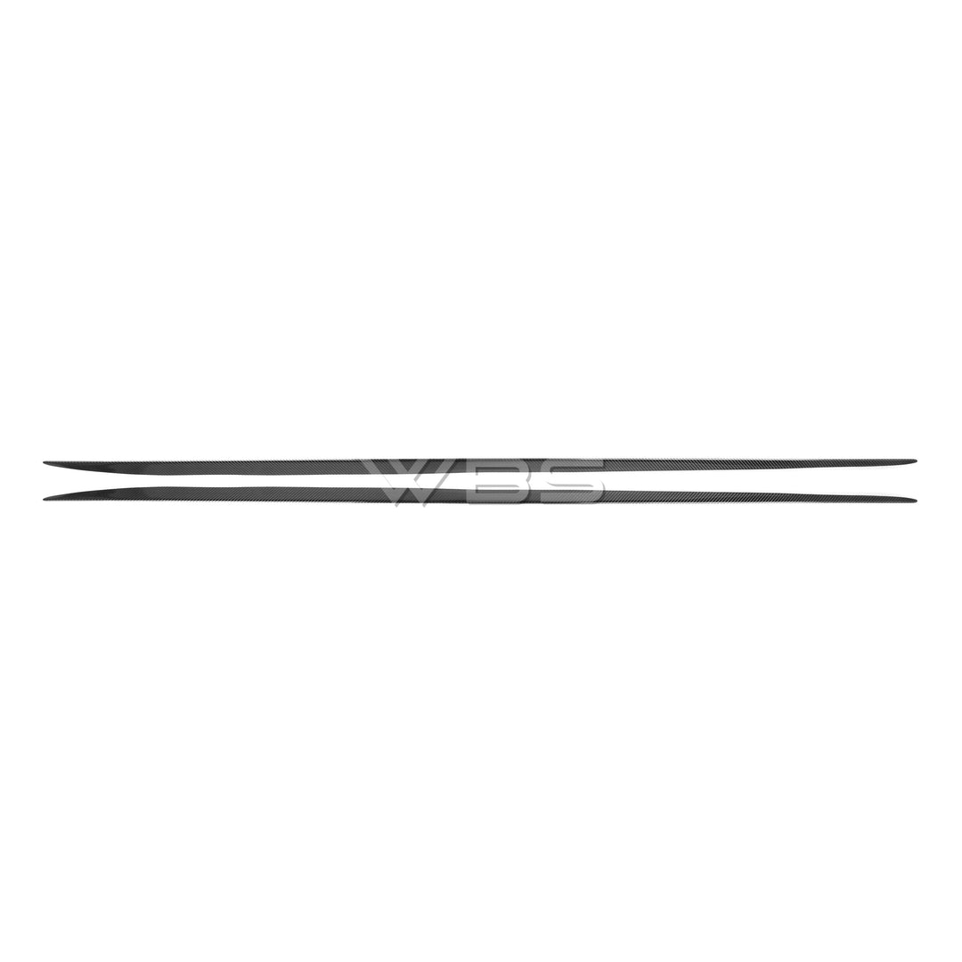 MERCEDES W205 C63 COUPE SIDE PANEL TRIM REPLACEMENT GENUINE CARBON FIBER
