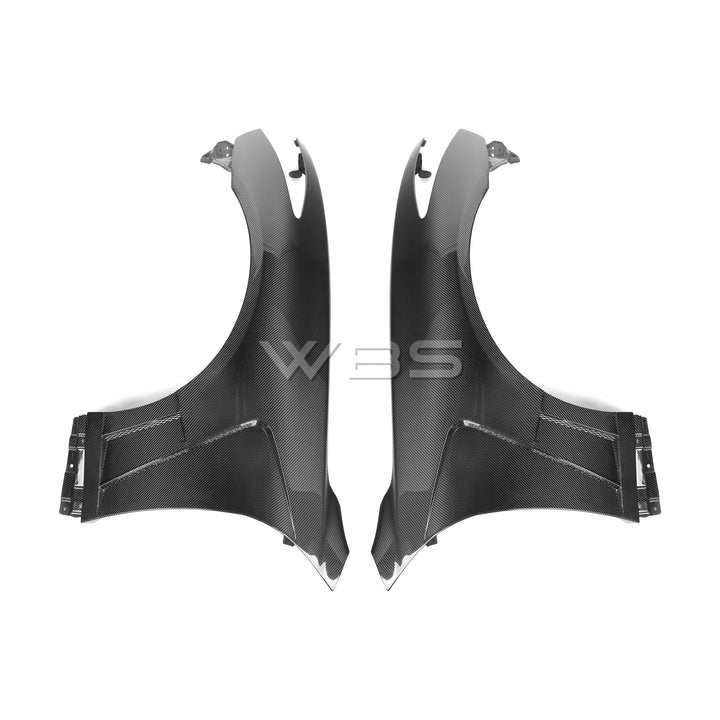 INFINITI G37 COUPE FULL GENUINE CARBON FIBER FENDERS ADF STYLE