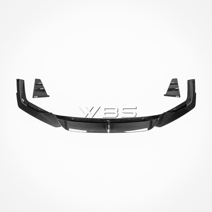 AUDI RS7 C8 V STYLE FRONT LIP KIT GENUINE CARBON FIBER