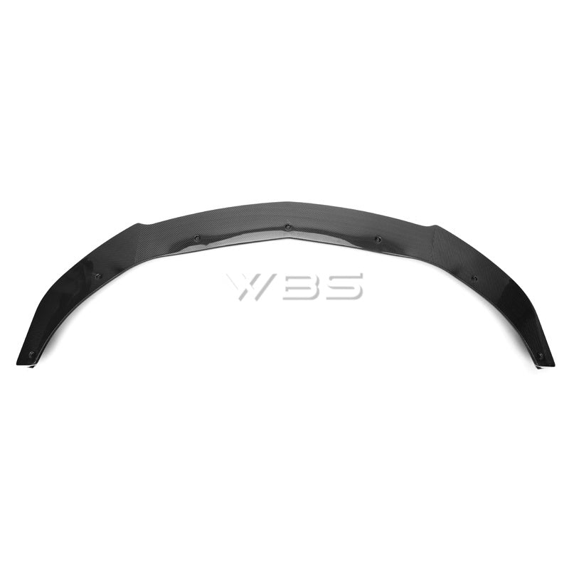 MERCEDES W117 CLA45 FRONT BUMPER LIP R1 STYLE GENUINE CARBON FIBER