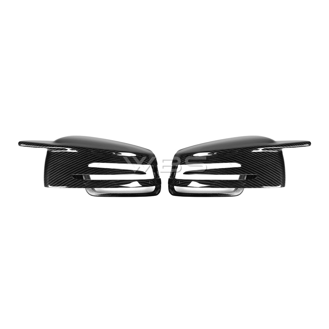 MERCEDES W212 E63/E CLASS SIDE MIRROR CAPS GENUINE CARBON FIBER