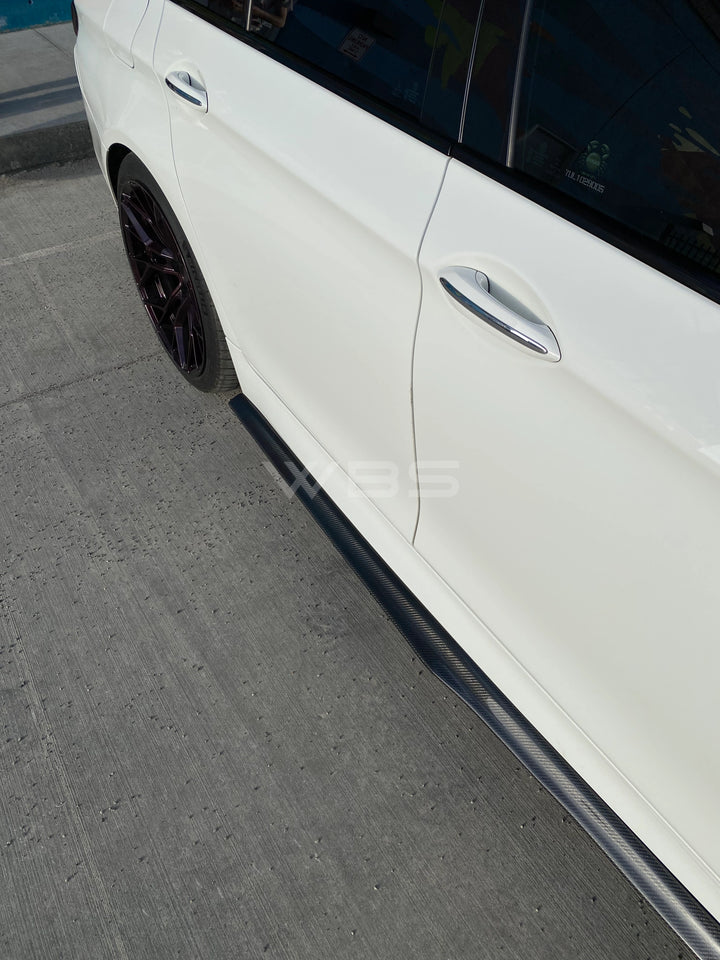 BMW F10 SIDE SKIRTS GTX STYLE GENUINE CARBON FIBER