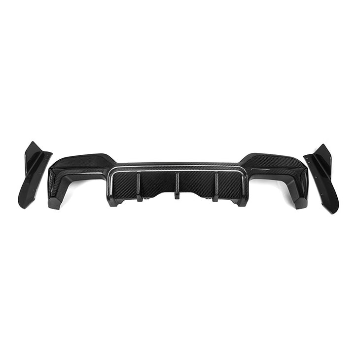 WBS - BMW X3M F97 LCI SQ STYLE REAR DIFFUSER KIT GENUINE CARBON FIBER