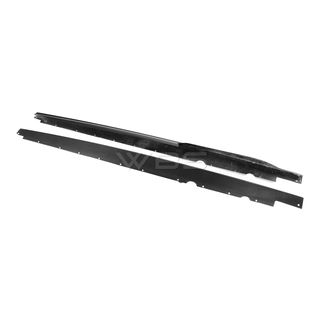 AUDI R8 FACELIFT GENUINE CARBON FIBER SIDE SKIRTS GT-STYLE BY WBS