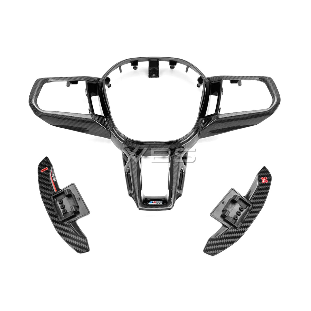WBS - BMW G90/ G99 M5 STEERING WHEEL TRIMS GENUINE CARBON FIBER