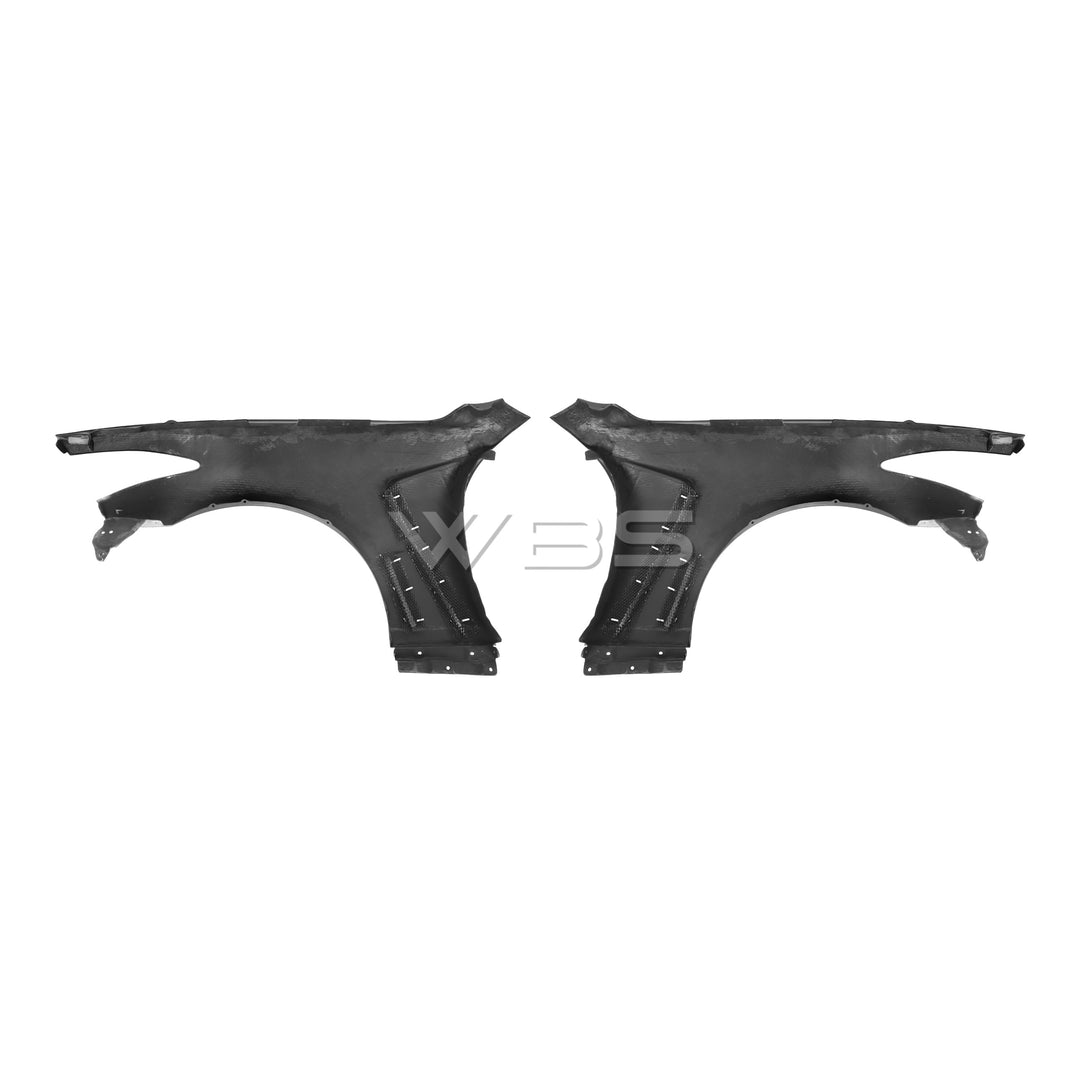 INFINITI G37 COUPE FULL GENUINE CARBON FIBER FENDERS ADF STYLE