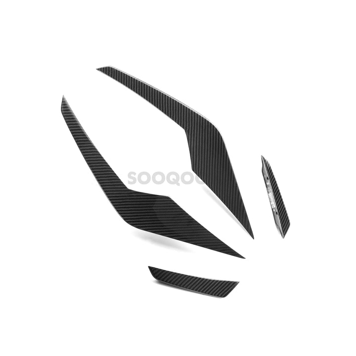WBS - BMW G90/ G99 M5 FRONT BUMPER CANARDS SET GENUINE CARBON FIBER