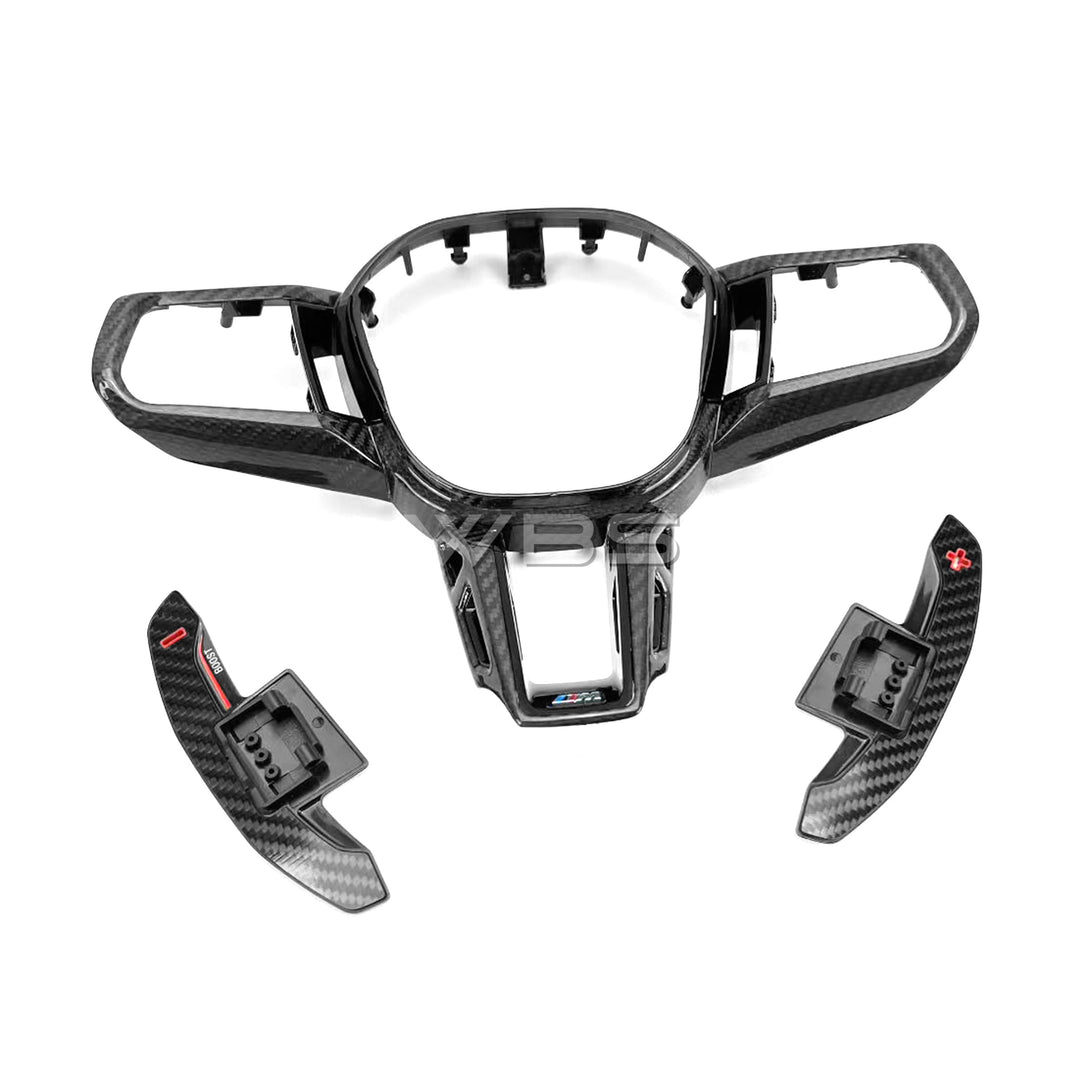 WBS - BMW G90/ G99 M5 STEERING WHEEL TRIMS GENUINE CARBON FIBER