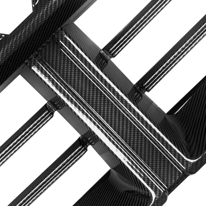 WBS - BMW M5 G90/ G99 GENUINE CARBON FIBER FULL OEM REPLACEMENT FRONT GRILL SQ STYLE