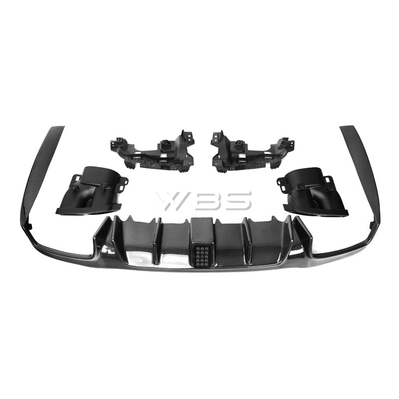 MERCEDES W213 E63/ E CLASS BRABUS REAR DIFFUSER GENUINE CARBON FIBER