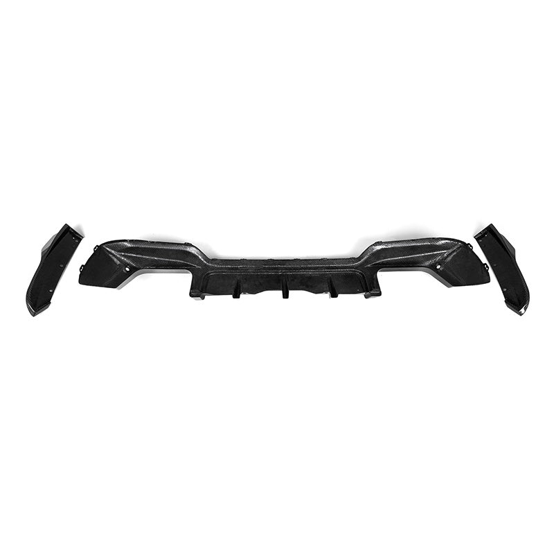 WBS - BMW X3M F97 LCI SQ STYLE REAR DIFFUSER KIT GENUINE CARBON FIBER