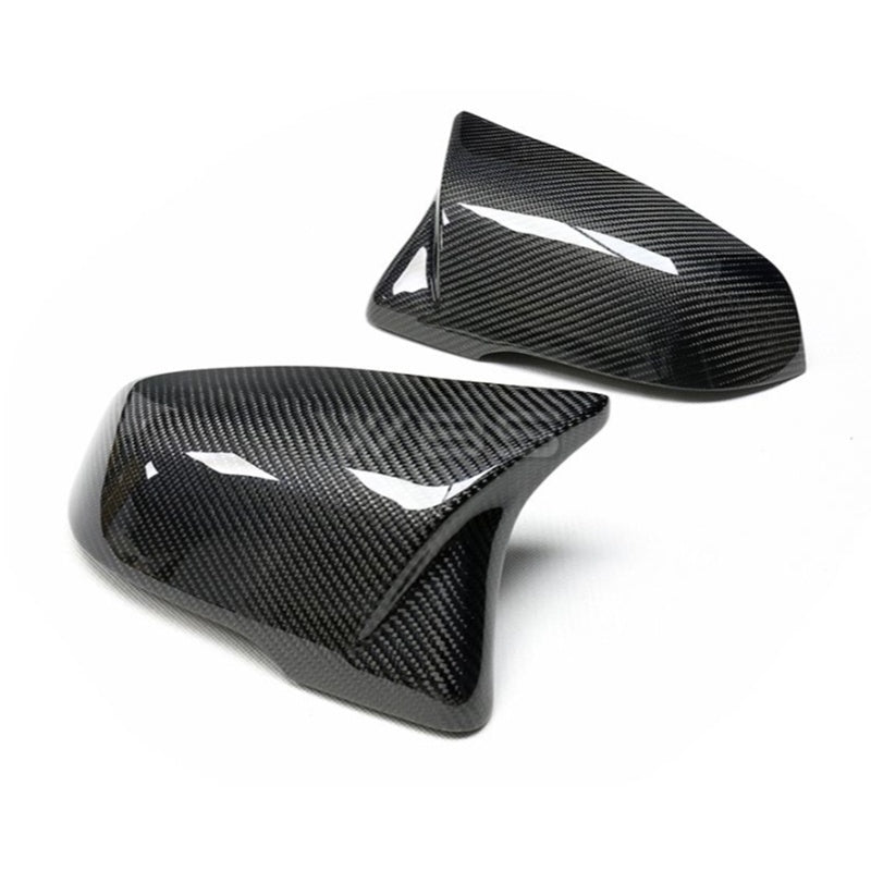 TOYOTA GR SUPRA MIRROR CAPS OEM REPLACEMENT GENUINE CARBON FIBER