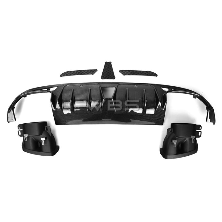 MERCEDES W205 C63/ C CLASS SEDAN F1 STYLE DIFFUSER KIT