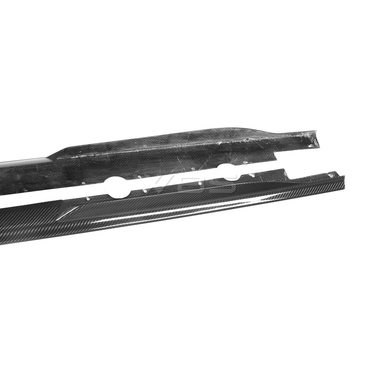 AUDI R8 FACELIFT GENUINE CARBON FIBER SIDE SKIRTS GT-STYLE BY WBS