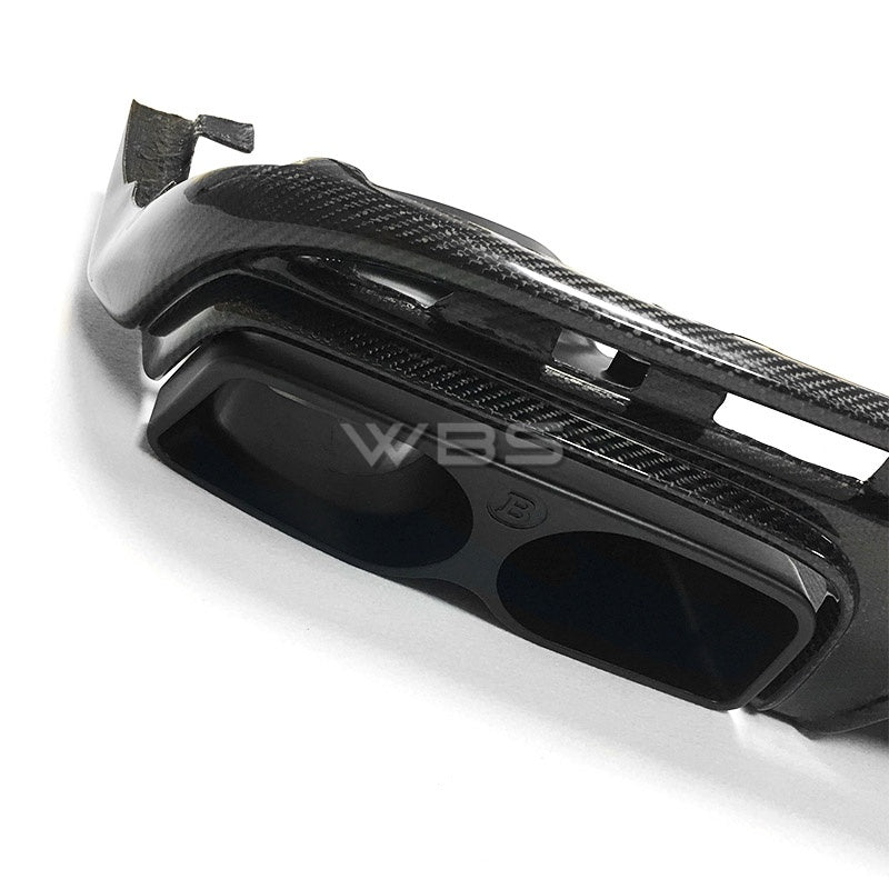 MERCEDES W222 S63/ S CLASS BRABUS DIFFUSER GENUINE CARBON FIBER