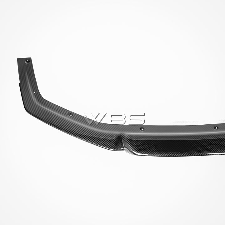 AUDI RS7 C8 V STYLE FRONT LIP KIT GENUINE CARBON FIBER