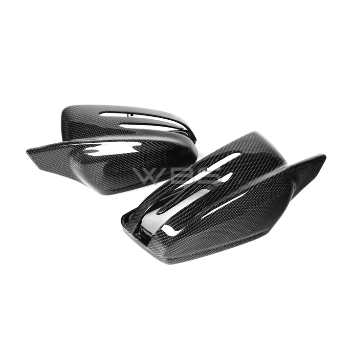 MERCEDES W212 E63/E CLASS SIDE MIRROR CAPS GENUINE CARBON FIBER