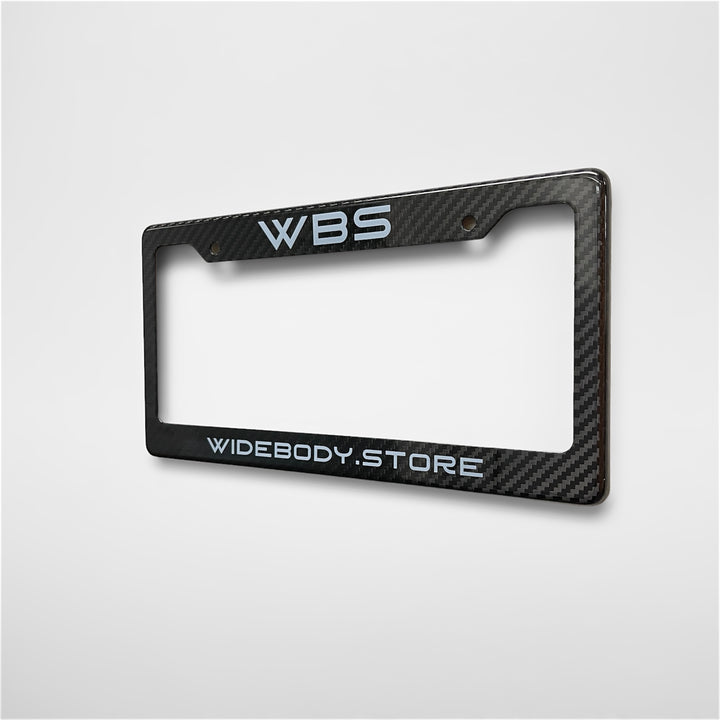 WIDEBODY.STORE LICENSE PLATE FRAME DRY CARBON FIBER