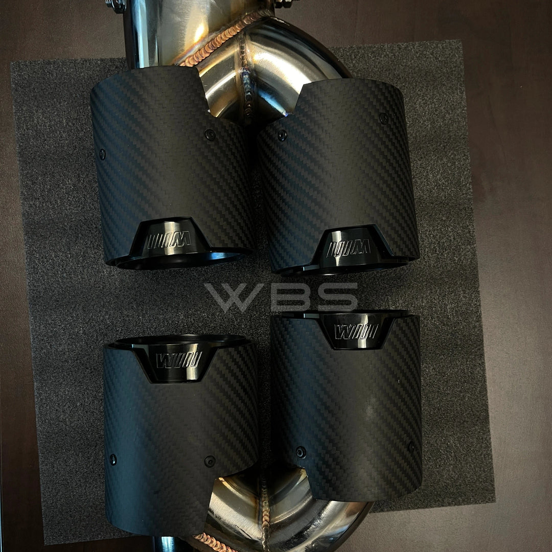 BMW G20 M340I EXHAUST TIPS SET DRY CARBON FIBER M DESIGN