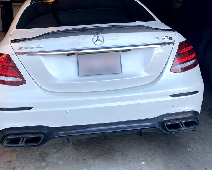 MERCEDES W213 E63/ E CLASS TRUNK SPOILER PSM STYLE GENUIN CARBON FIBER