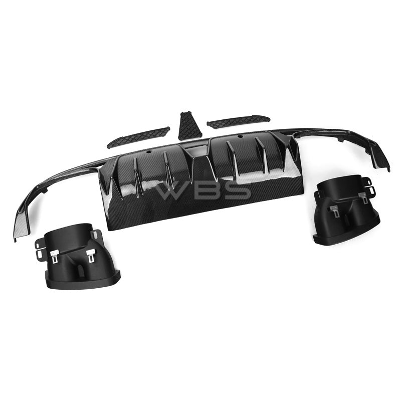 MERCEDES W205 C63/ C CLASS SEDAN F1 STYLE DIFFUSER KIT