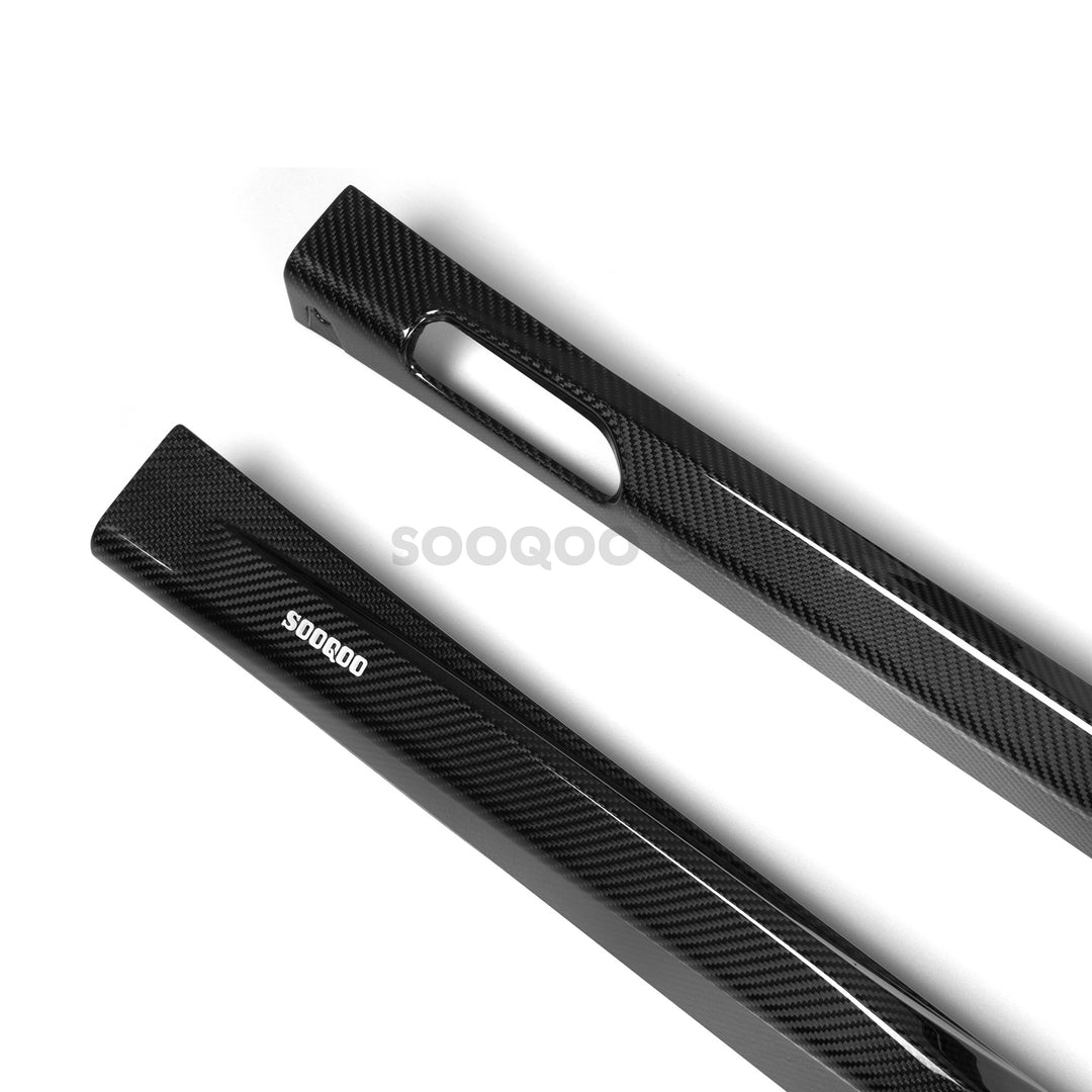 WBS - BMW X3M F97 SQ V1 STYLE SIDE SKIRTS GENUINE CARBON FIBER