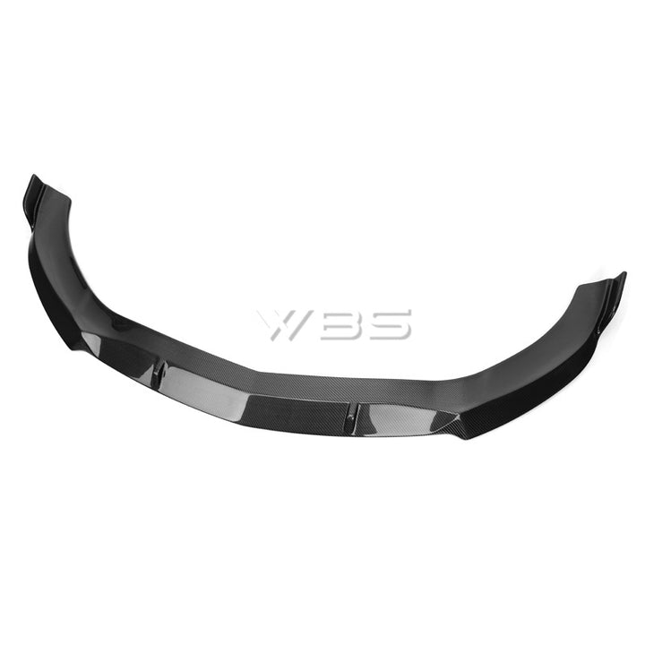 MERCEDES W117 CLA45 FRONT BUMPER LIP R1 STYLE GENUINE CARBON FIBER