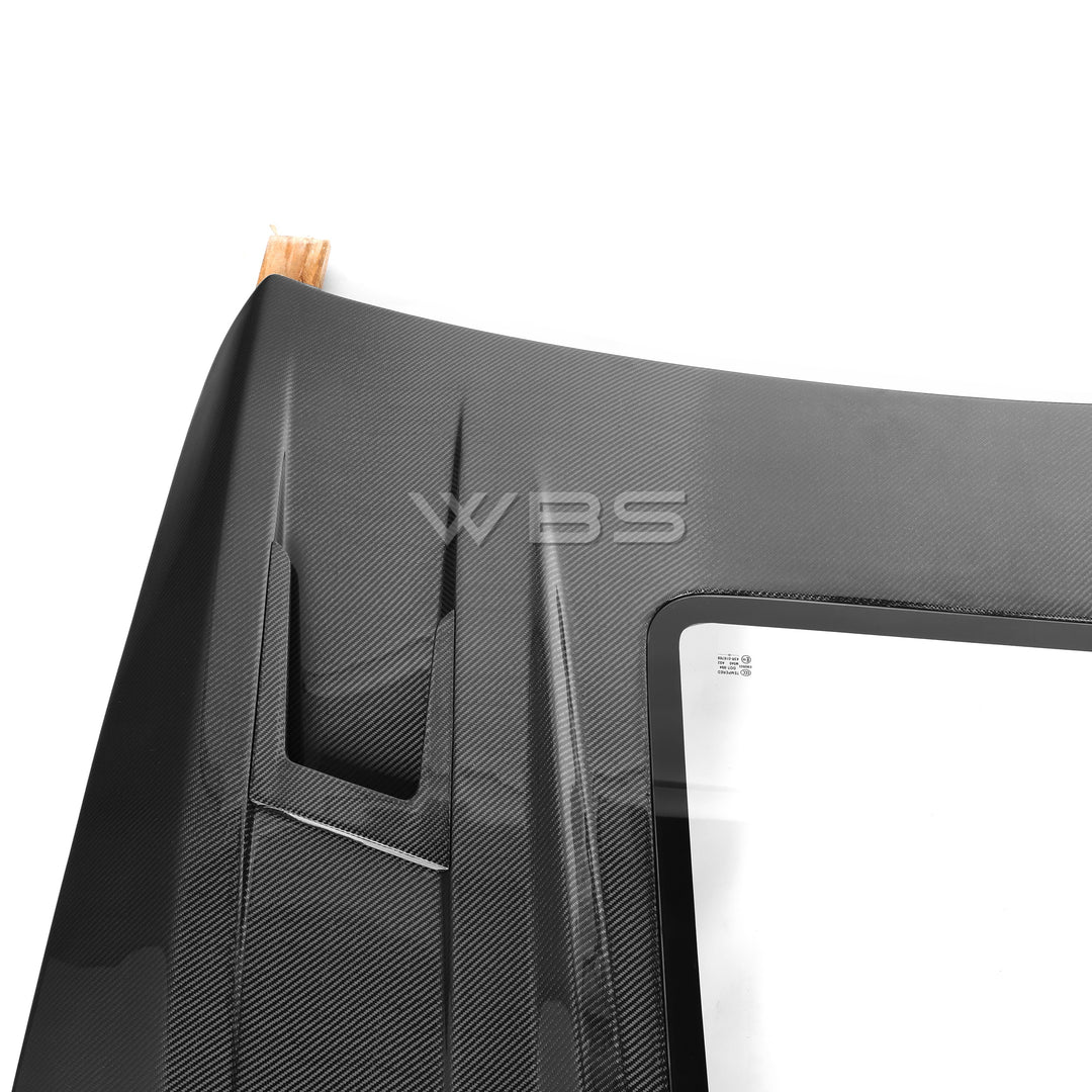 MERC-W205 C63 CARBON FIBER HOOD BLACK SERIES STYLE