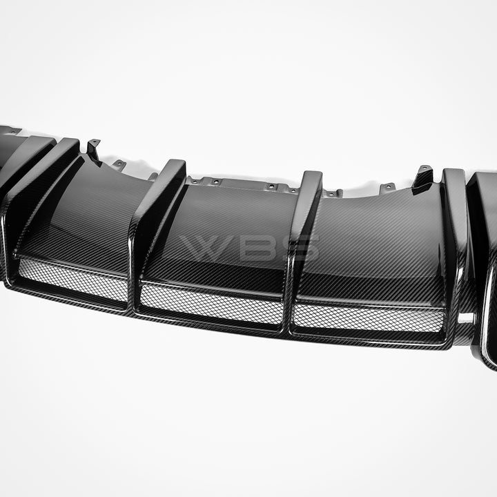 AUDI R8 FACELIFT GENUINE CARBON FIBER DIFFUSER GT STYLE BY WBS