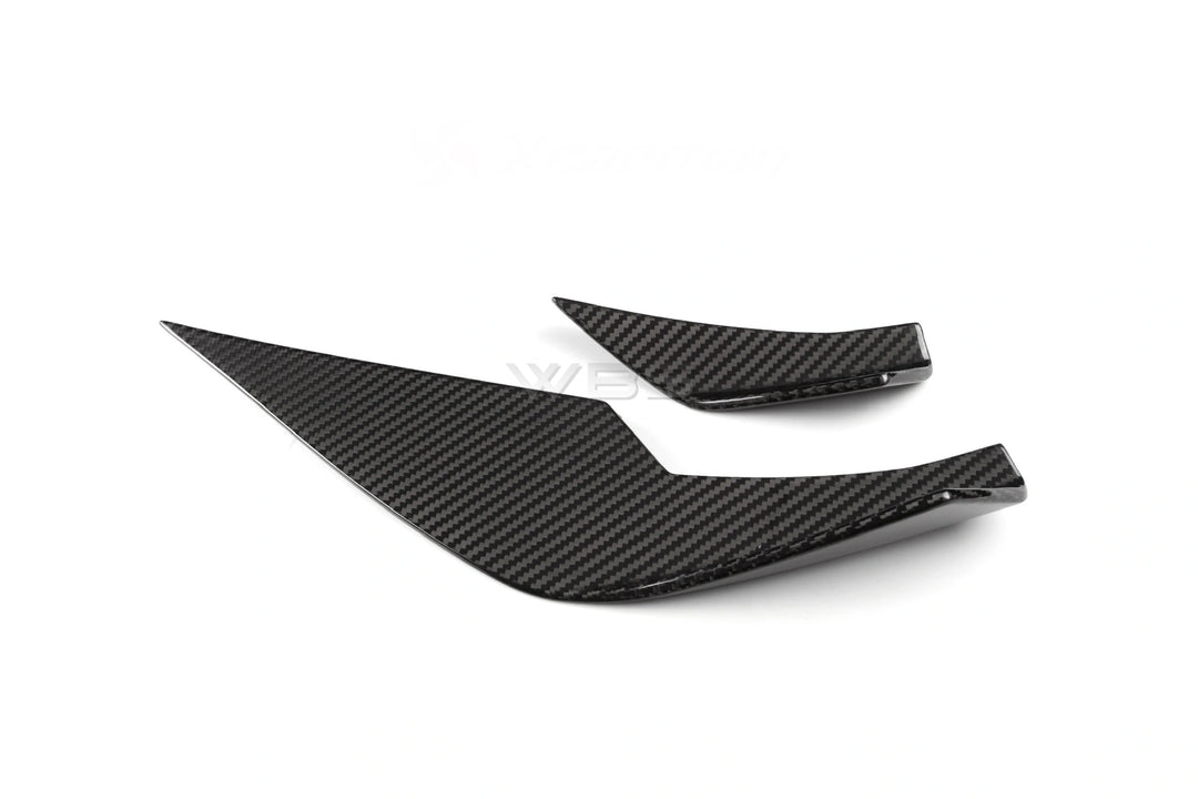 BMW G8X M3/M4 V-STYLE CANARDS GENUINE CARBON FIBER