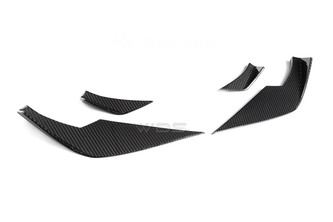 BMW G8X M3/M4 V-STYLE CANARDS GENUINE CARBON FIBER