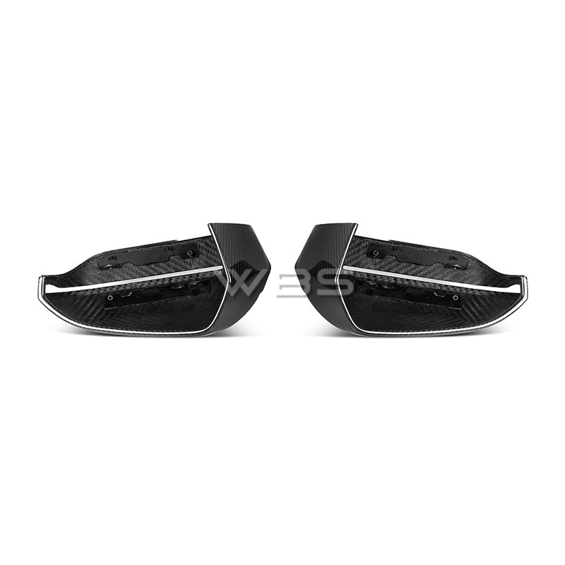 WBS - BMW G90/ G99 M5 OEM REPLACEMENT MIRROR CAPS SET GENUINE CARBON FIBER