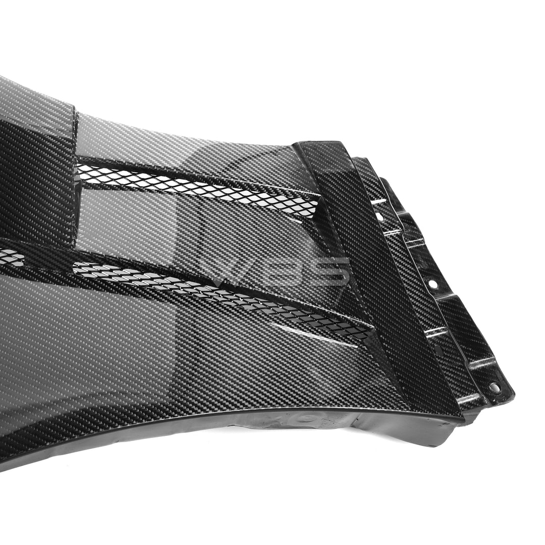 INFINITI G37 COUPE FULL GENUINE CARBON FIBER FENDERS ADF STYLE