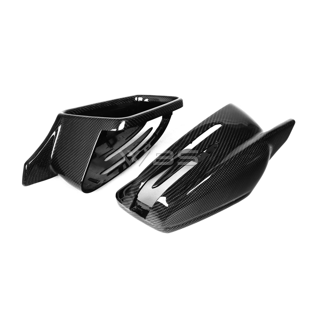 MERCEDES W212 E63/E CLASS SIDE MIRROR CAPS GENUINE CARBON FIBER