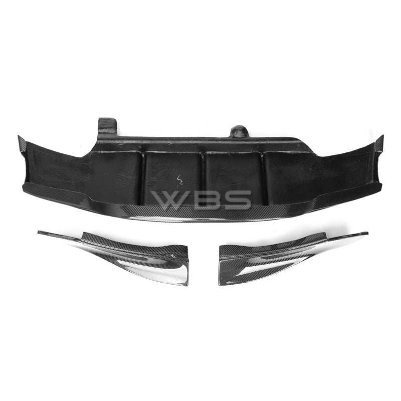 MERCEDES W205 C63 COUPE BRABUS DIFFUSER KIT GENUINE CARBON FIBER