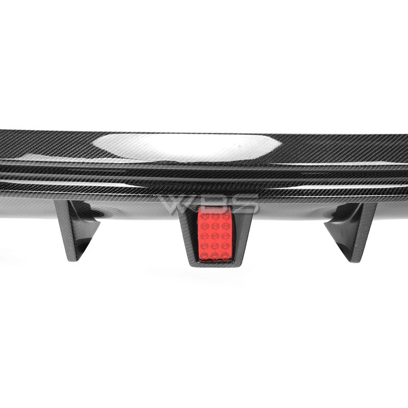 MERCEDES W117 CLA45/ CLA250 REAR DIFFUSER WITH LED 3RD LIGHT GENUINE CF