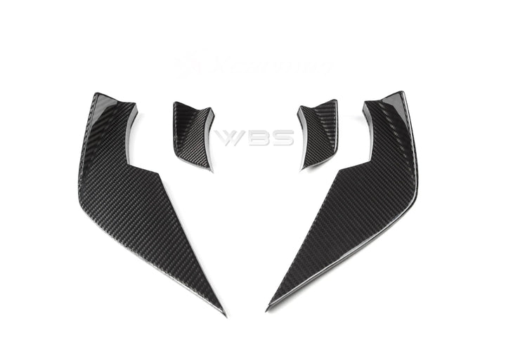 BMW G8X M3/M4 V-STYLE CANARDS GENUINE CARBON FIBER