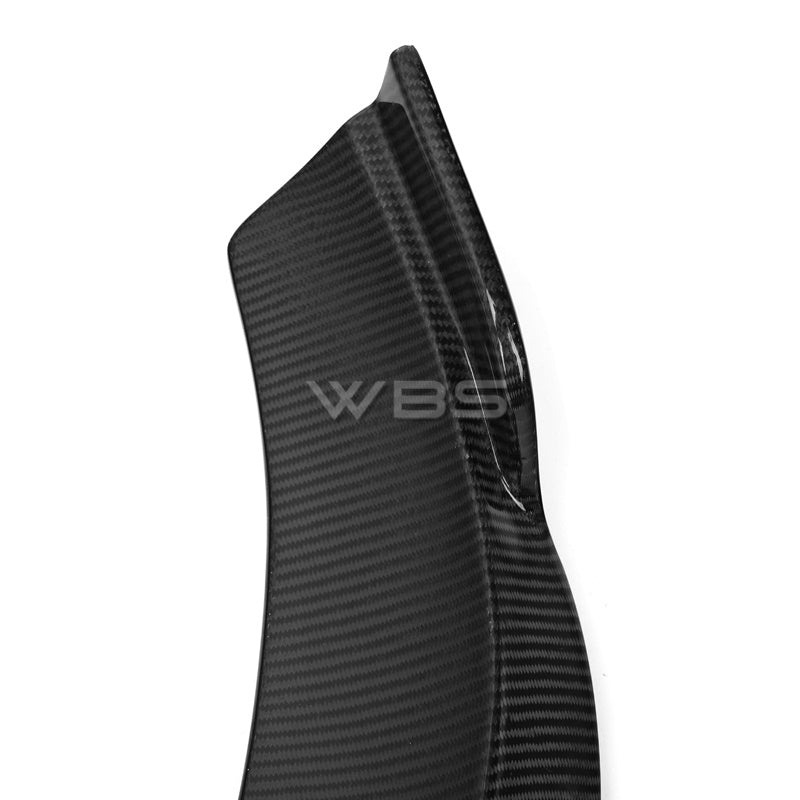 MERCEDES W117 CLA45 FRONT BUMPER LIP R1 STYLE GENUINE CARBON FIBER