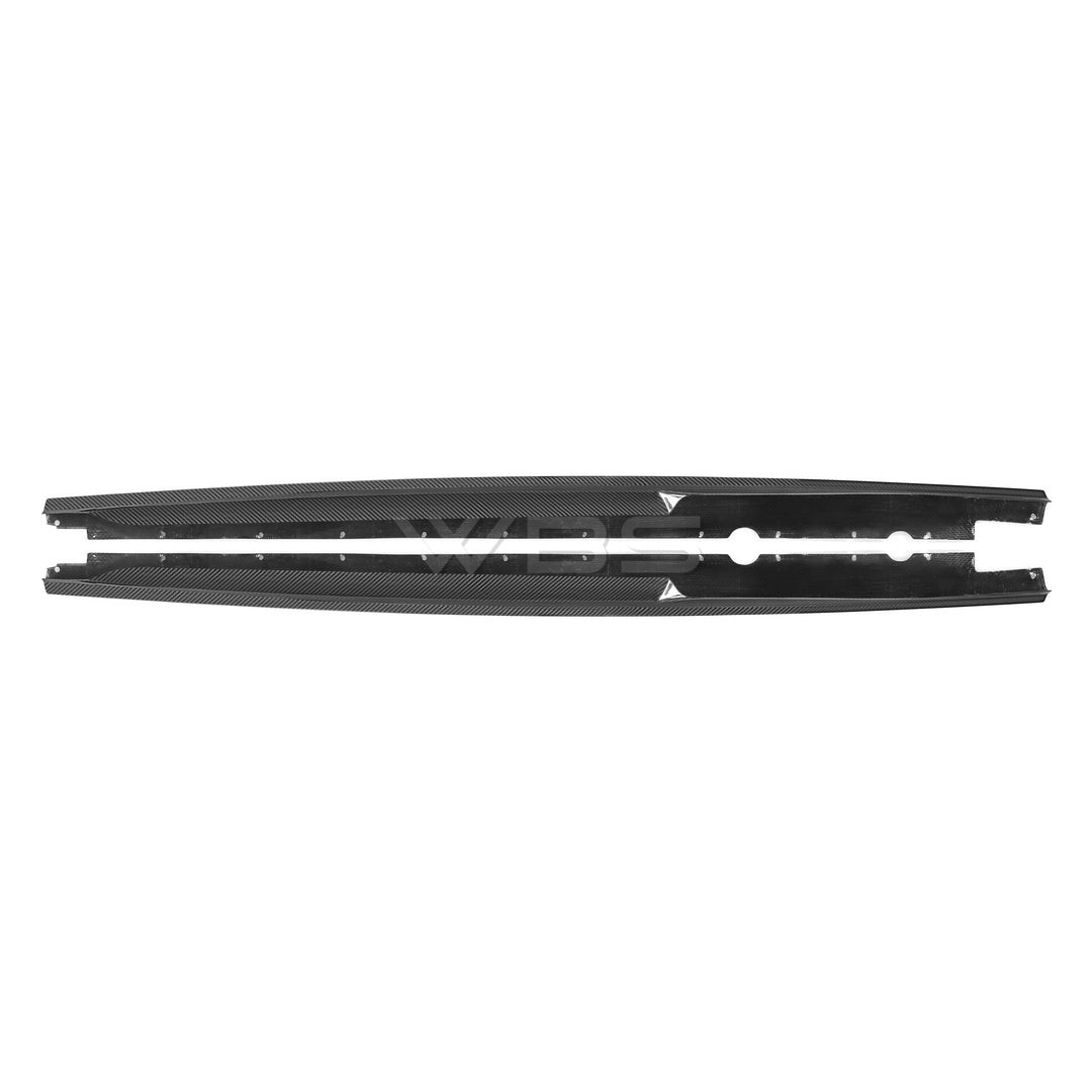 AUDI R8 FACELIFT GENUINE CARBON FIBER SIDE SKIRTS GT-STYLE BY WBS