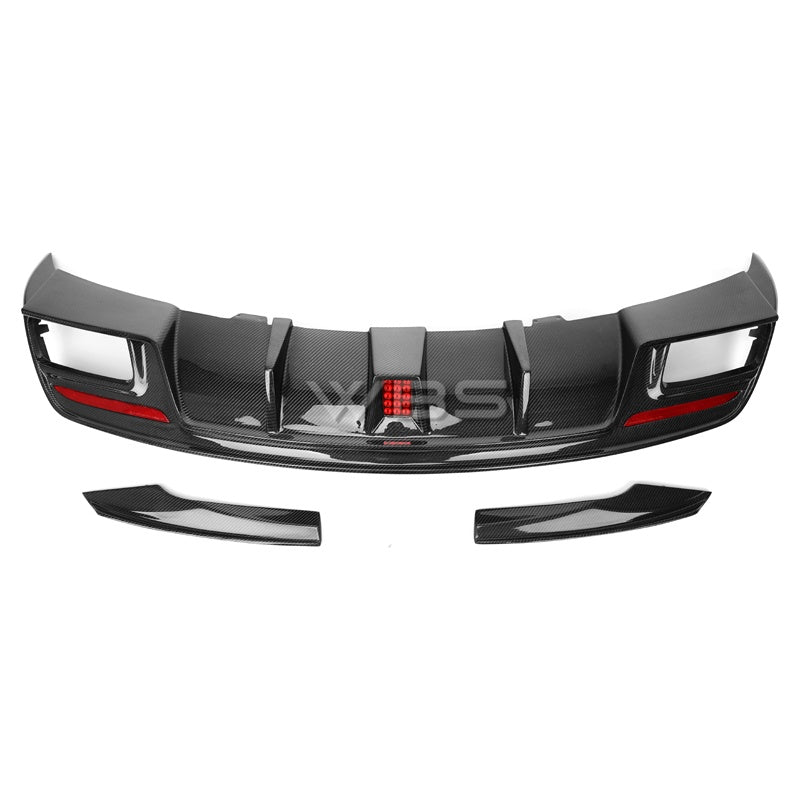 MERCEDES W117 CLA45/ CLA250 REAR DIFFUSER WITH LED 3RD LIGHT GENUINE CF