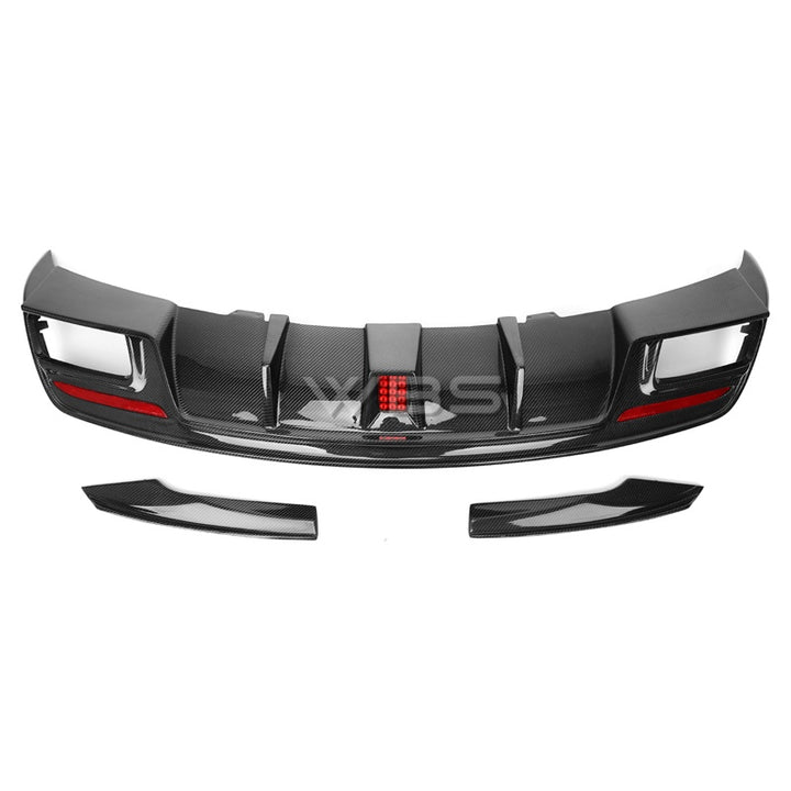 MERCEDES W117 CLA45/ CLA250 REAR DIFFUSER WITH LED 3RD LIGHT GENUINE CF