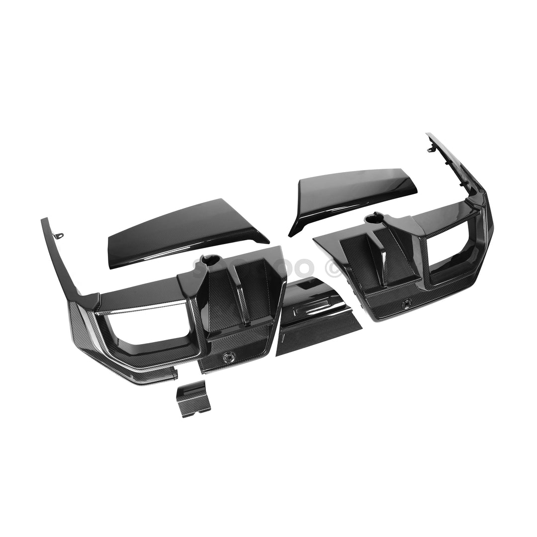 WBS - BMW G90/ G99 M5 SQ V2 STYLE DIFFUSER GENUINE CARBON FIBER