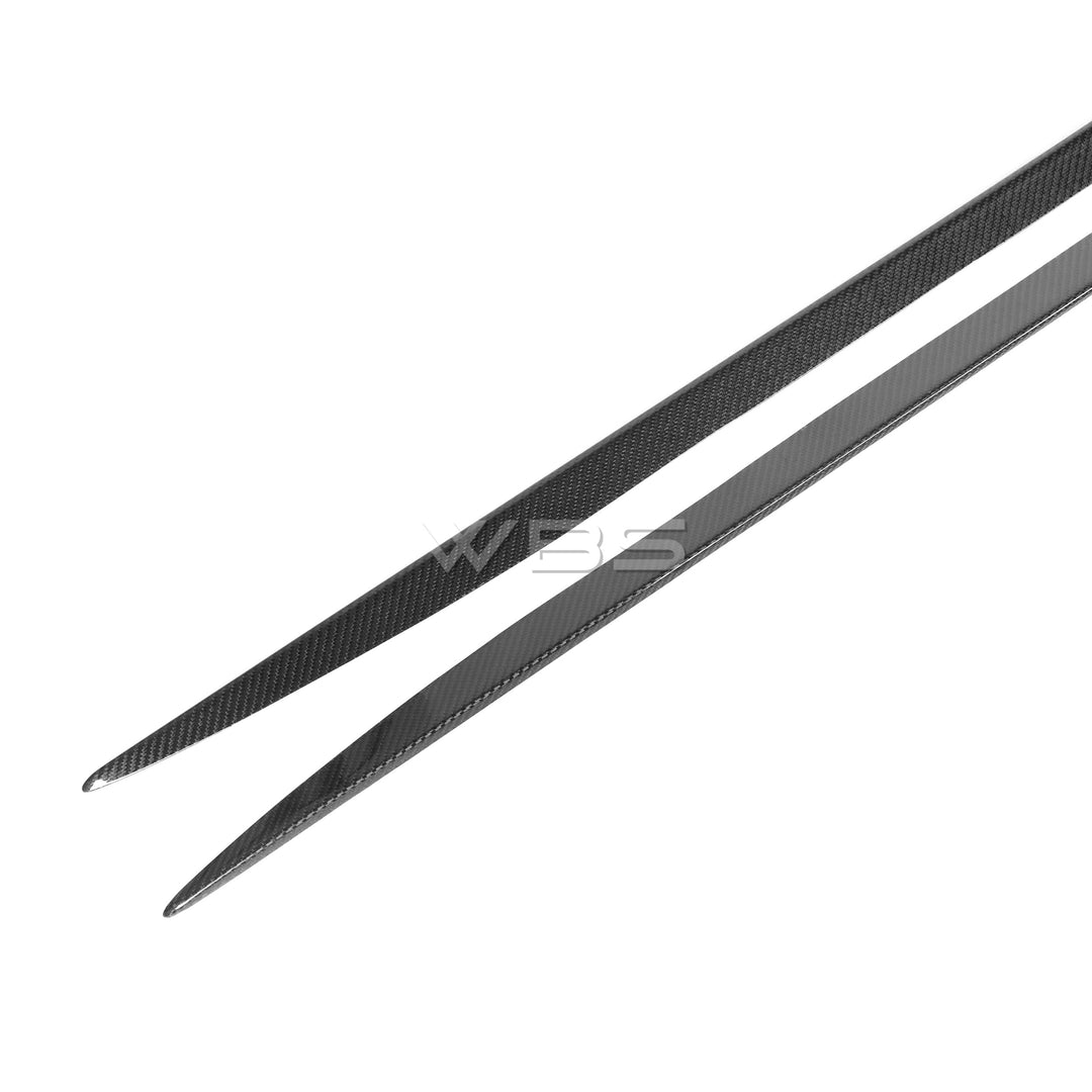 MERCEDES W205 C63 COUPE SIDE PANEL TRIM REPLACEMENT GENUINE CARBON FIBER