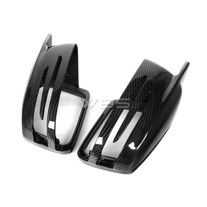 MERCEDES W212 E63/E CLASS SIDE MIRROR CAPS GENUINE CARBON FIBER