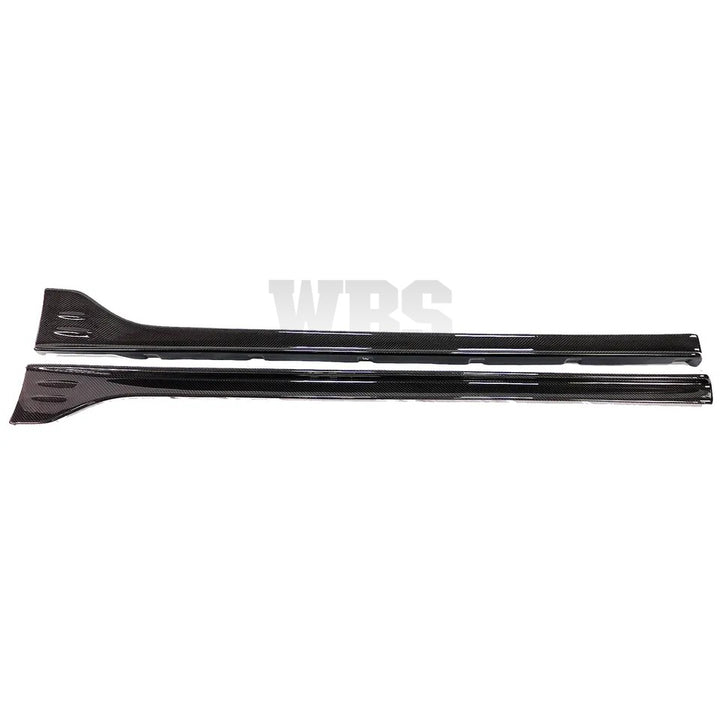 SUBARU BRZ COUPE SIDE SKIRT EXTENSIONS, 3D GENUINE CARBON FIBER