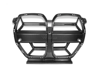 BMW G8X M3 M4 CSL GRILLE/ WITH AERO MESH DESIGN GENUINE DRY CARBON FIBER